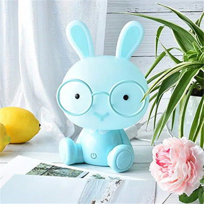 LED Night Light Touch Cartoon New Bunny Table Lamp Baby Kids Room Bedside Night Light Christmas Gifts Decor Home Bedroom Party