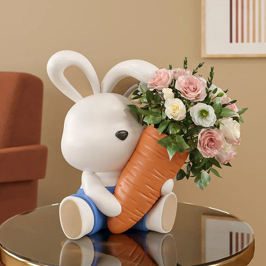 Cute Cartoon Rabbit TV Cabinet Wine Cabinet Decoration Decoration Decoration Bedroom Home Decoration Housewarming Gift