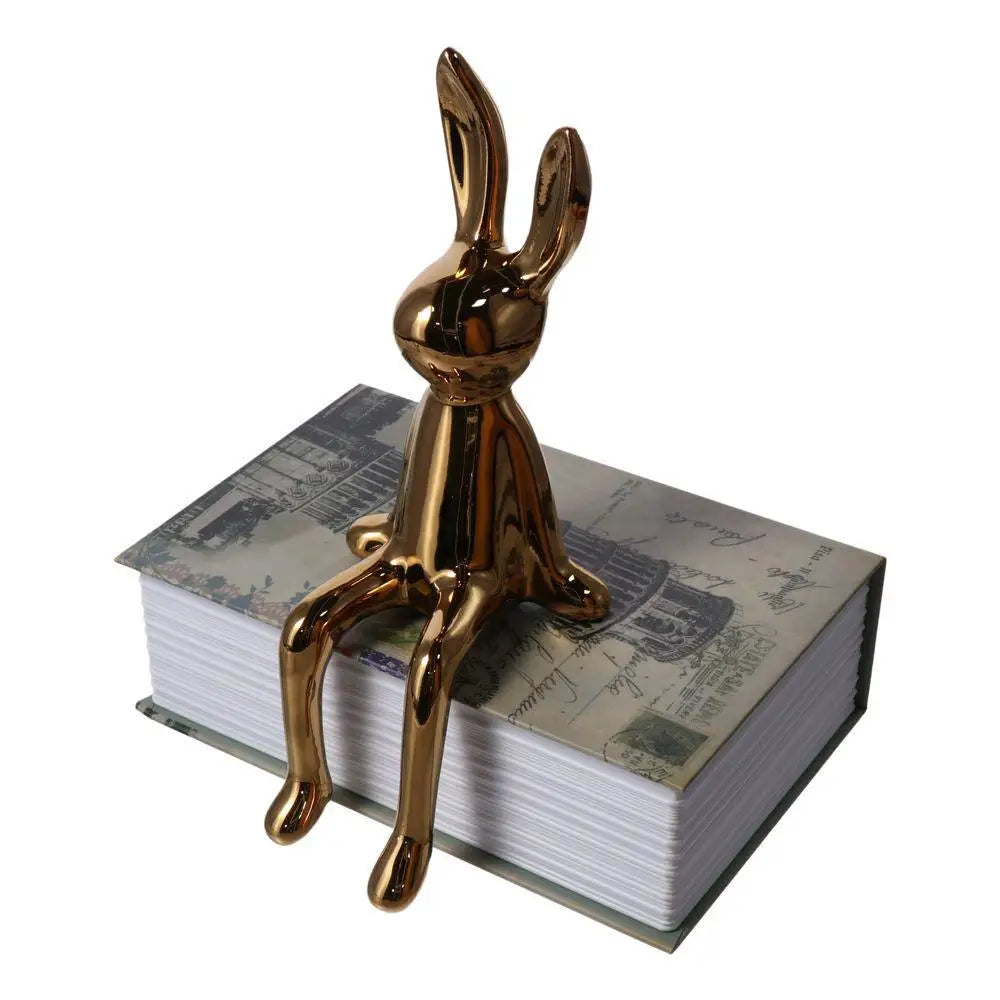 Internet Famous Rabbit Ornaments Ceramic Decorative Ornaments Home Living Room Foyer TV Cabinet Wine Cabinet Office Decoration