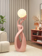 Home Decor Statue Abstract Art Ornaments Nordic Living Room Large Floor Luminous Sculpture Housewarming Gift Interior Figurines